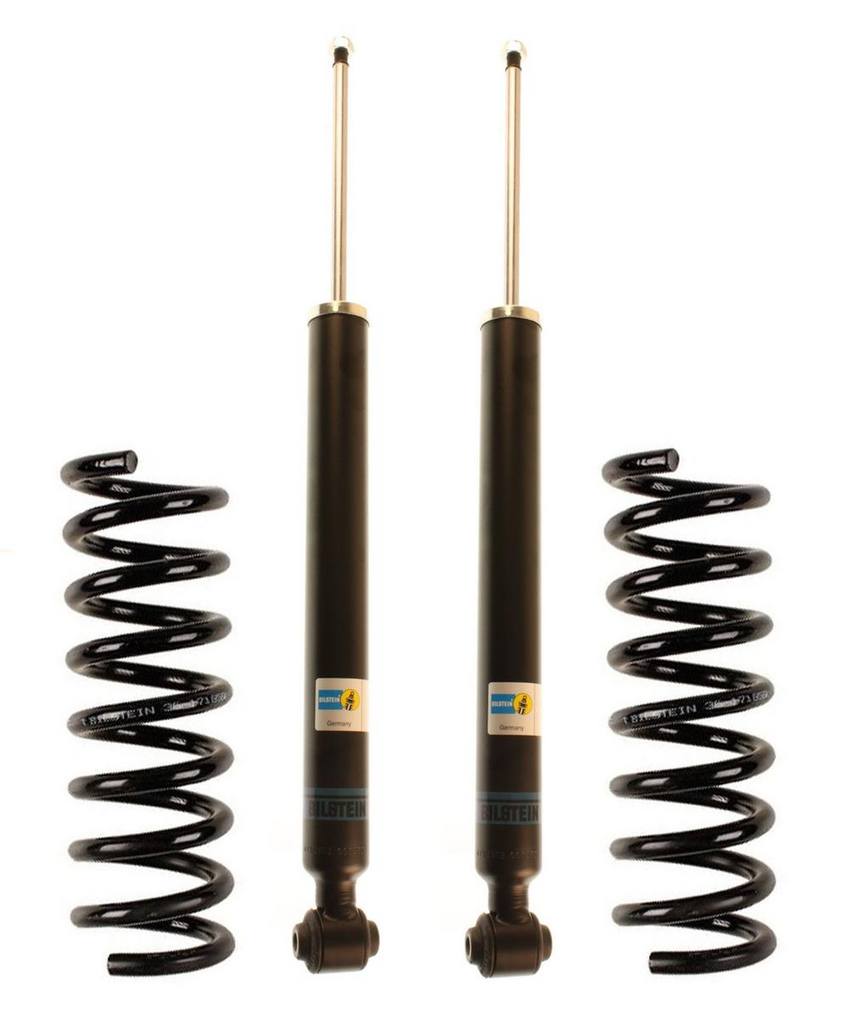 Mercedes Shock Absorber and Coil Spring Assembly - Rear (Standard Suspension) (B4 OE Replacement DampMatic) 2073204630 - Bilstein 3808857KIT